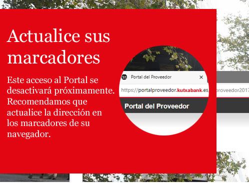 web de proveedores